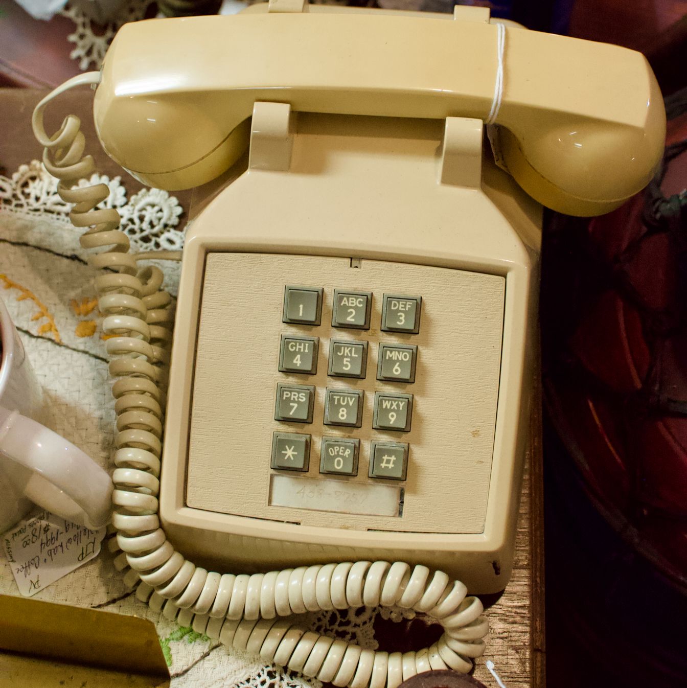 Push button phone