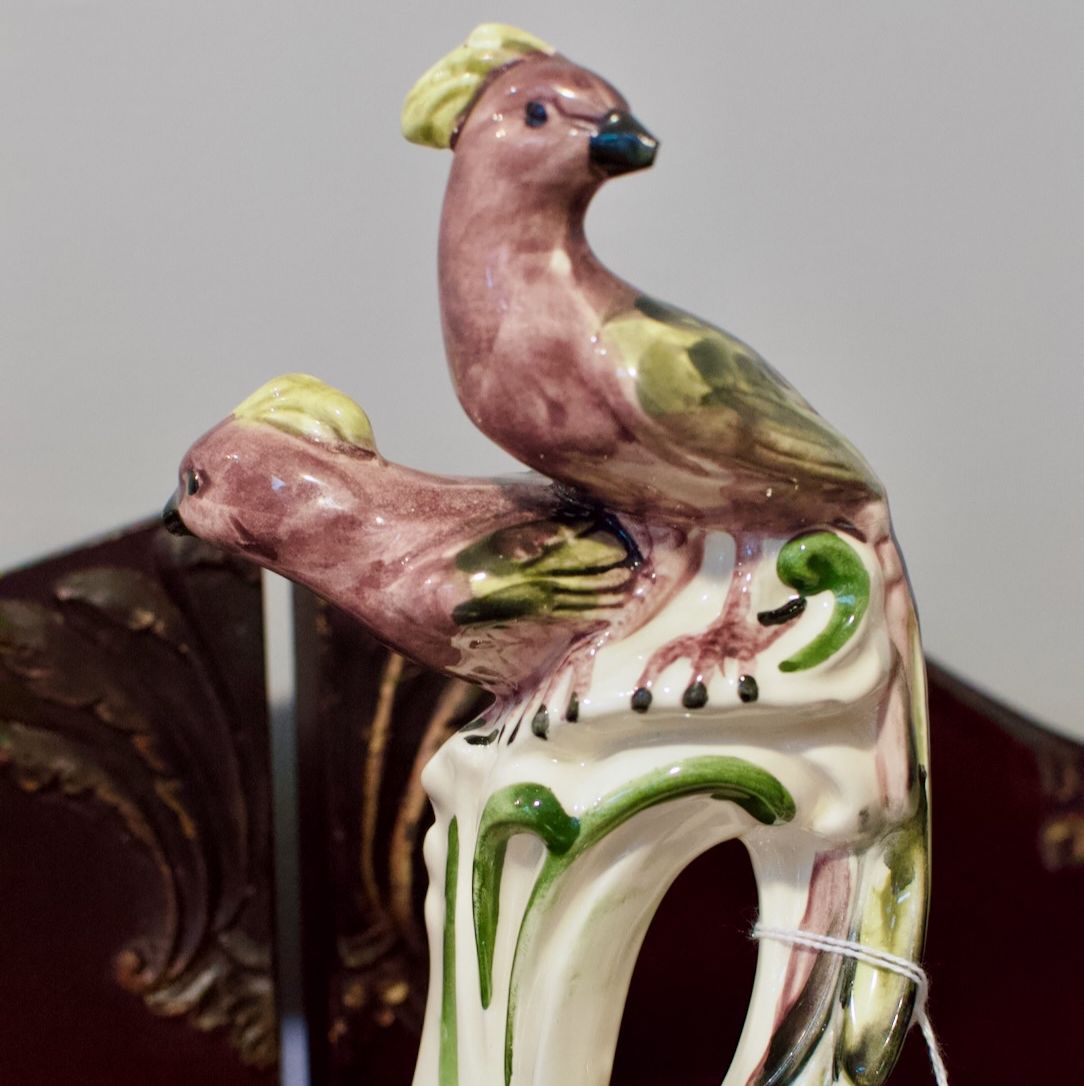 Vintage birds pottery