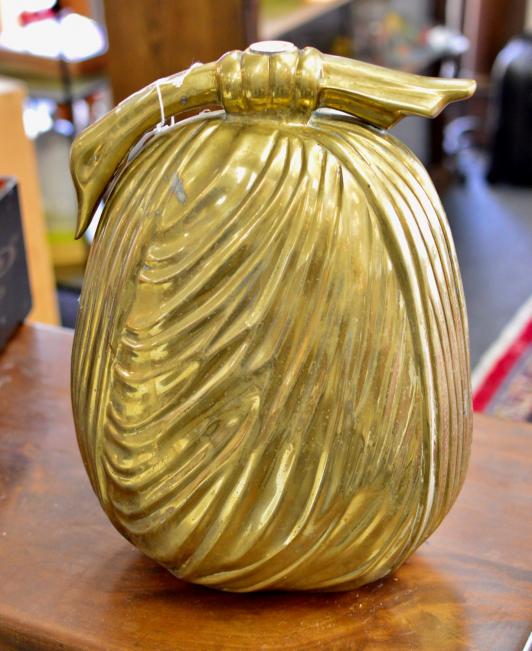 Brass decorative piece - goose neck handle