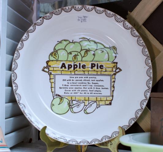 Apple pie plate