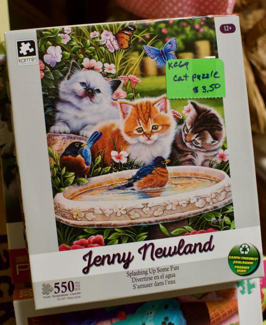 Cat jigsaw puzzle - Jenny Newland
