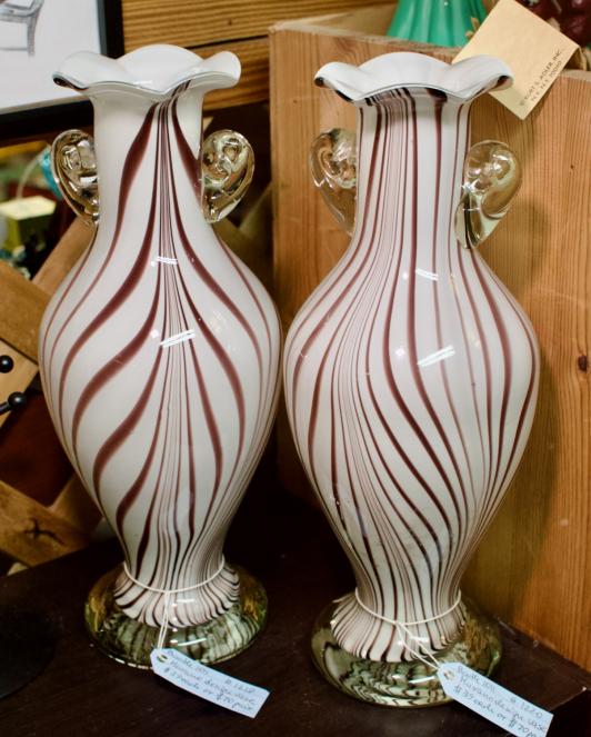 Murano design vases