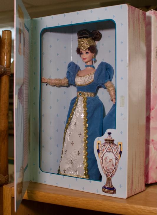 French lady Barbie in box