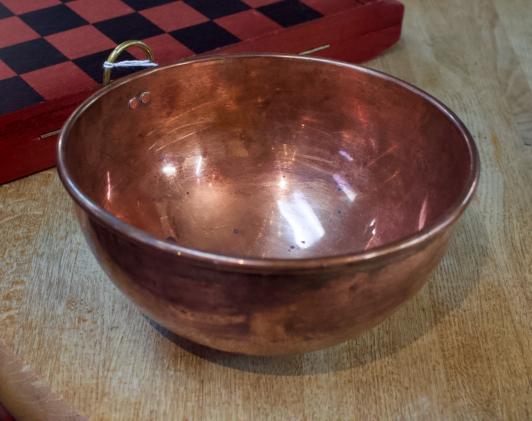 Benjamin Medusin vintage copper mixing bowl