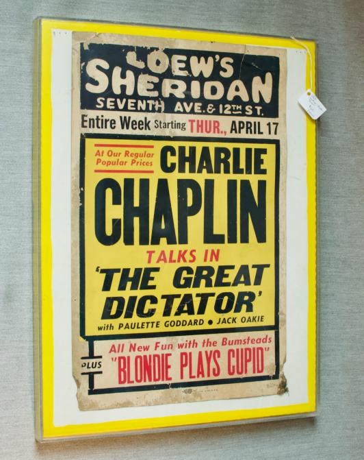 Vintage Charlie Chaplin poster