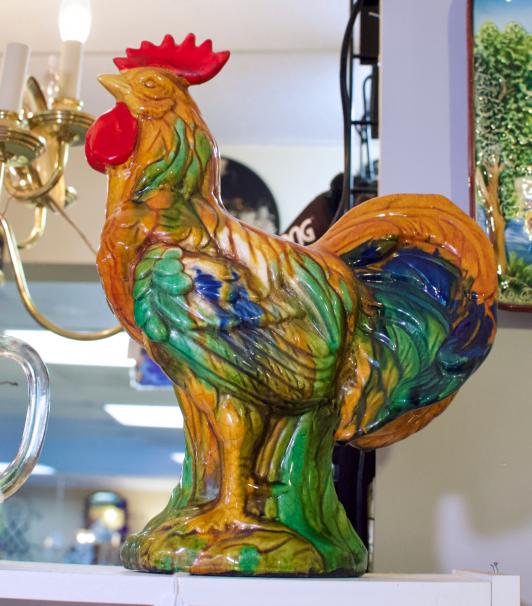 Vintage large rooster