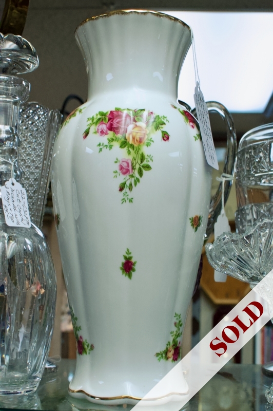 Royal Albert 12”H bone china vase