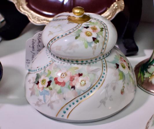 Inkwell - enameled porcelain