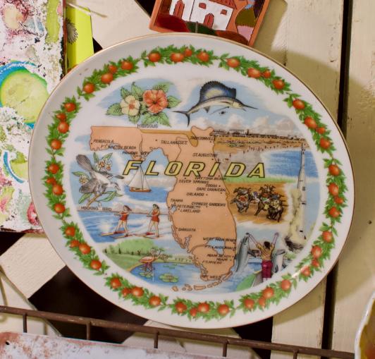 Florida souvenir plate