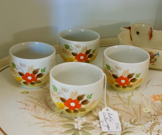 Set of vintage cups