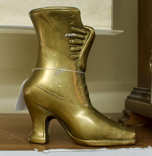 Brass Victorian boot