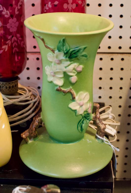 Roseville “Apple Blossom” vase