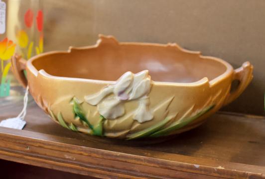Roseville “Iris” bowl