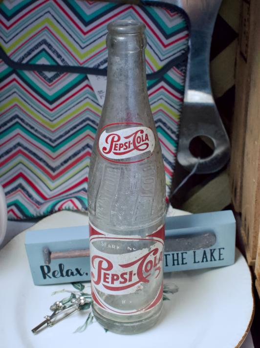 Pepsi Cola soda bottle