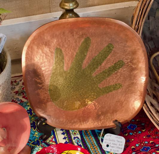 Los Castillo Taxco mixed metal art