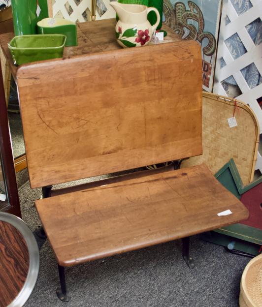 Old school desk