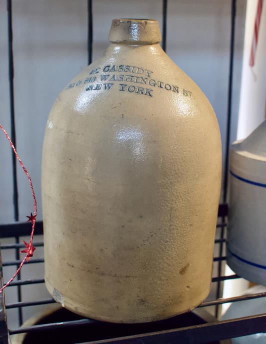 Jug - H. Cassidy 811 & 813 Washington St. New York