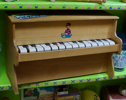 Toy piano - cute decor piece