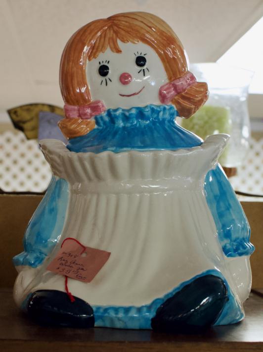 Raggedy Ann cookie jar