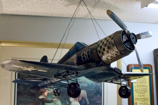 Large model airplane w/ Air Force stars