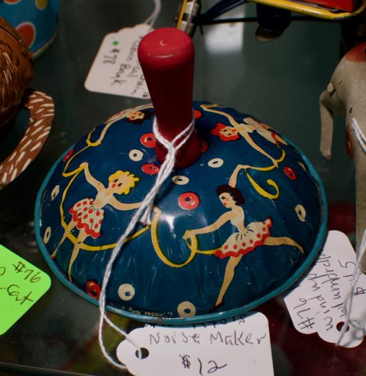 1940’s noise maker tin toy
