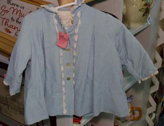 Vintage blue baby coat