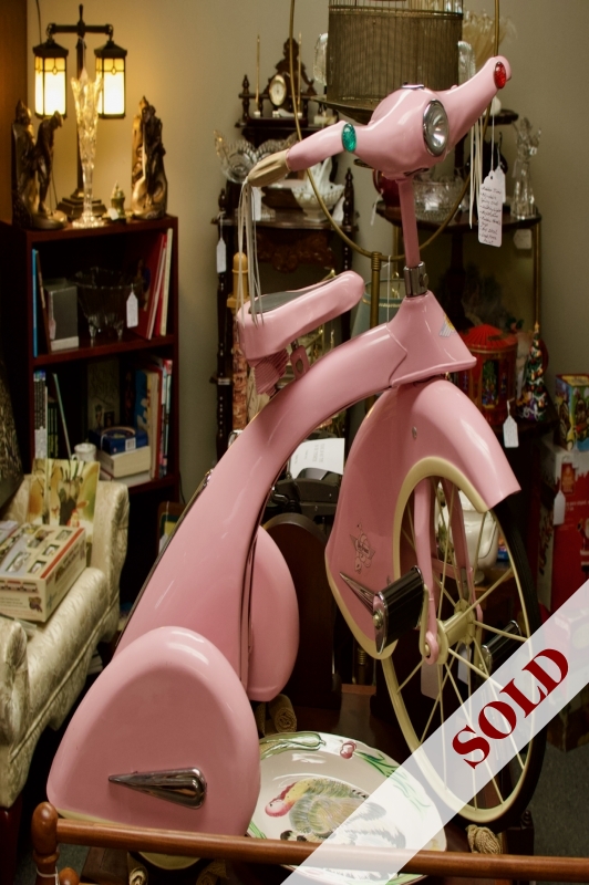 Girls pink airflow collectibles 26” H tricycle repro