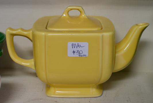 Yellow teapot