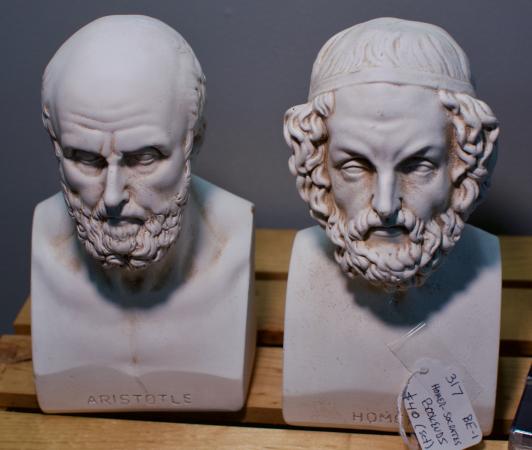 Homer - Aristotle bookends