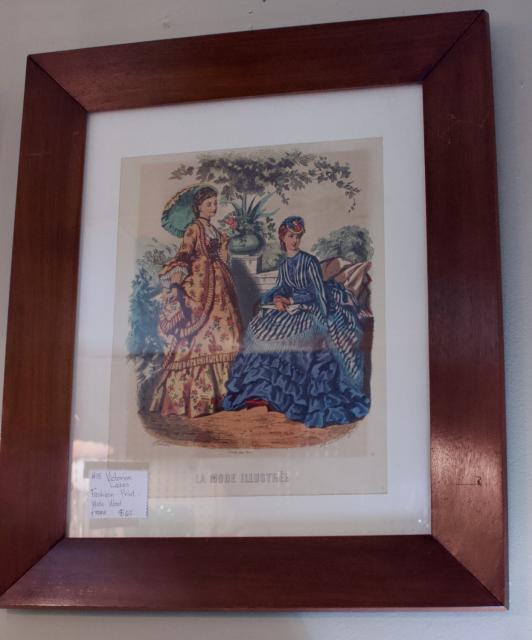 Victorian ladies fashion print
