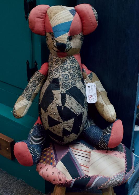 Vintage quilted bear