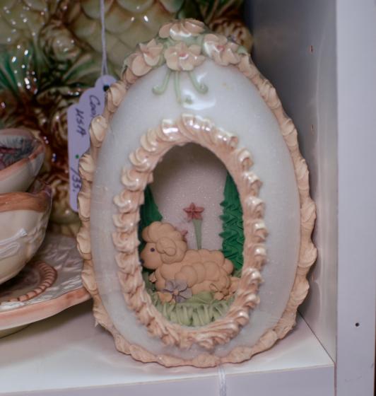 Old fashioned sugar Easter egg