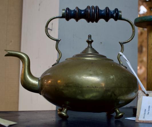 Brass tea kettle