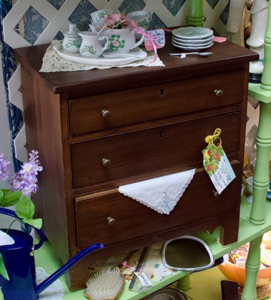 Diminutive chest - 3 drawer, solid wood