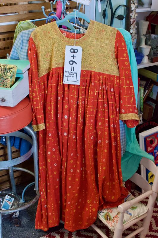 Red festive dress