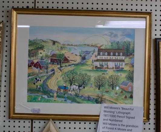 “Beautiful Morning” by Will Moses 187 of 1000 lithograph w/ COA