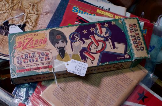 Bizarro table top quoits game