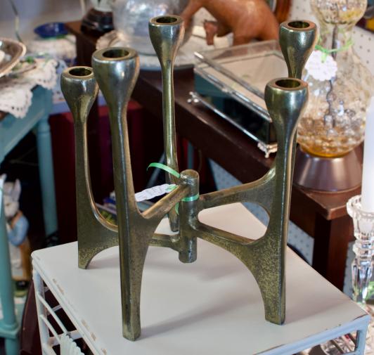 Mid century brutalist candle holder