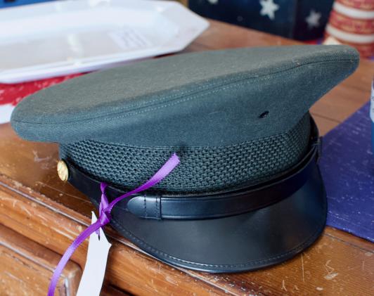 Vietnam era wool army dress hat - size 7 1/8