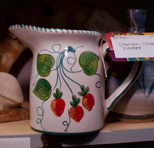 Italian strawberry pitcher