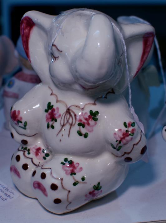 Vintage ceramic elephant bank