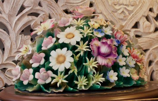 Capodimonte flower display