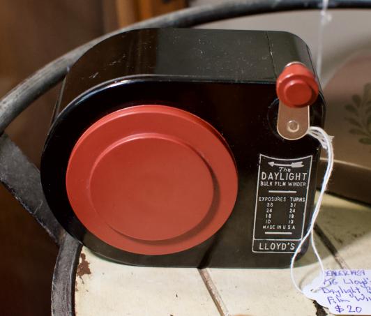 Vintage Lloyd’s daylight bulk film winder