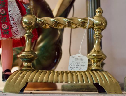 Fireplace tool holder