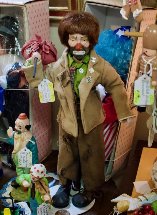 Emmet Kelly Jr. Hambro clown doll hobo bum tramp