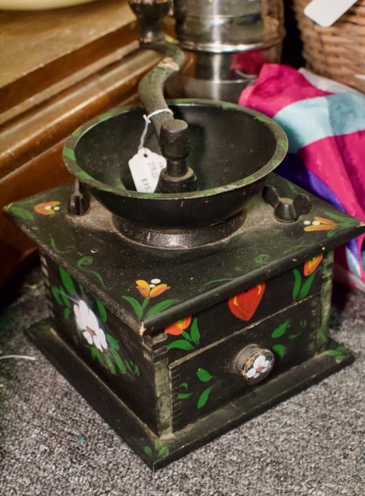 Vintage coffee grinder