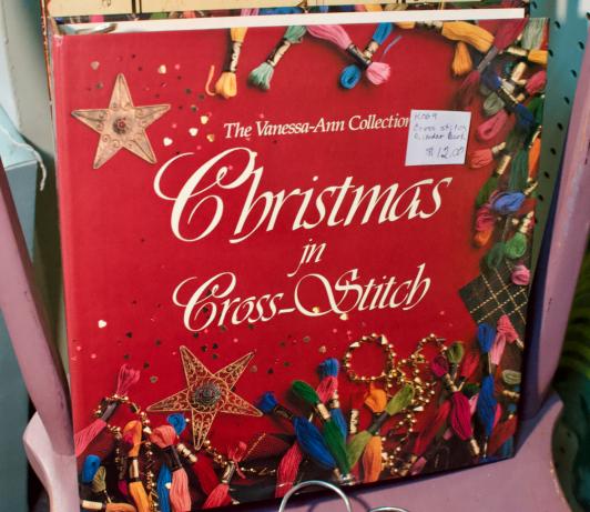 Cross stitch binder book