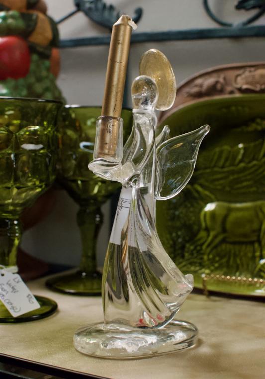 Murano angle candle holder