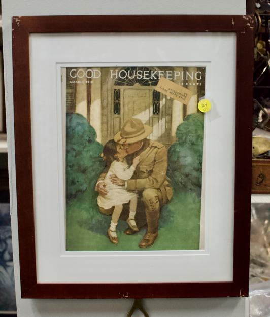 Framed 1918 Good Housekeeping Magazine cover