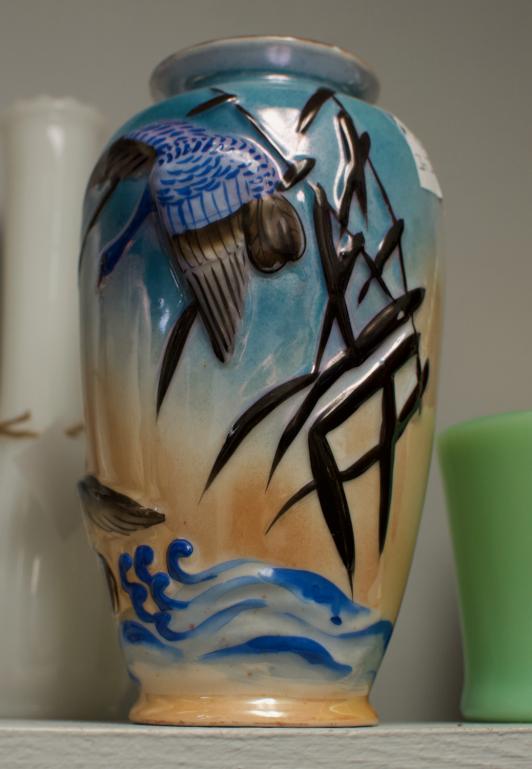 Porcelain vase - made in Japan